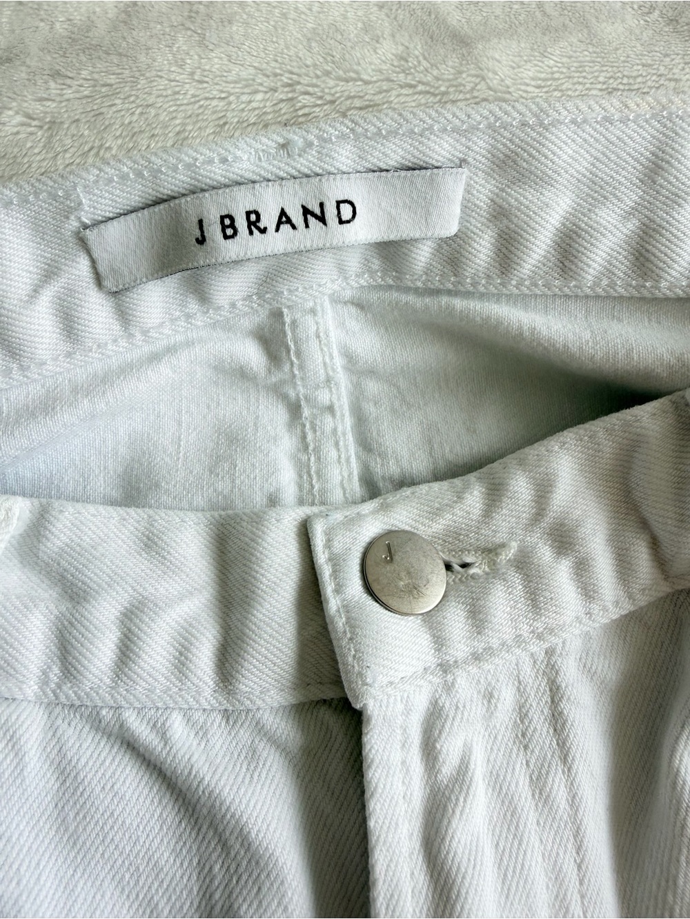 J Brand Sadey White Denim Jeans